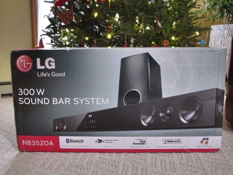 LG Soundbar with a Subwoofer