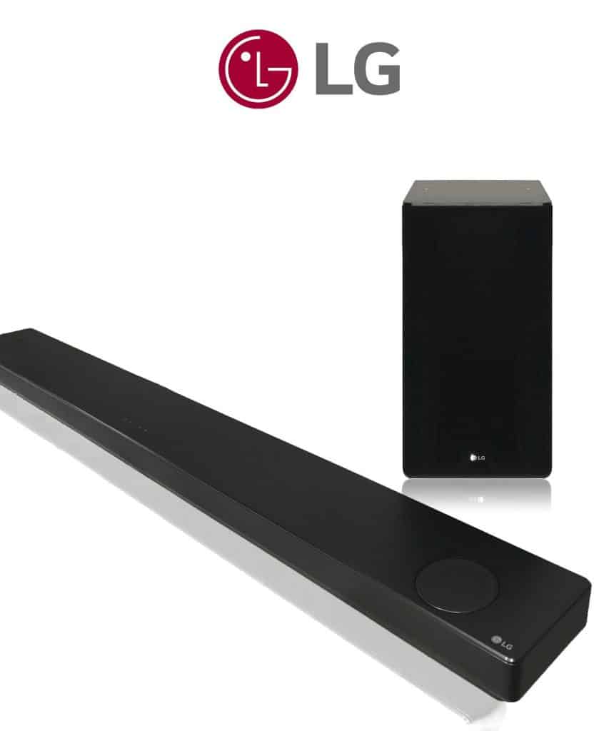 LG Soundbar with a Subwoofer