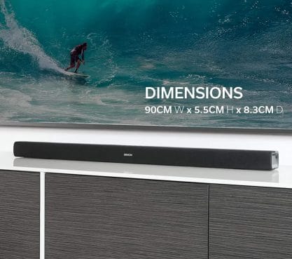 The Best Sound Bars For Dialogue & Voice Clarity Reviews Denon Sound bar 4